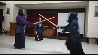 Kendo Jakarta Kabutowari kendo club  Kendo nuki waza  nuki do ouji waza [upl. by Qahsi]