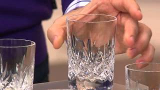 Waterford Crystal Set of Four 6 oz Tumbler Glasses with Stacey Stauffer [upl. by Ynnohj]