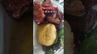 Mofongo con carne frita [upl. by Issiah]