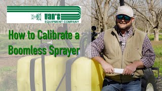 How to Calibrate a Boomless Sprayer [upl. by Vyner169]