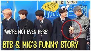 BTS and The Mics Funny Story [upl. by Ilah]