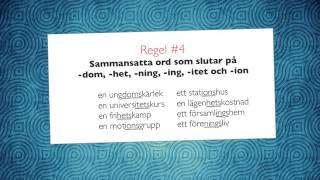 Grammatik på SFI Sammansatta substantiv [upl. by Lanae]