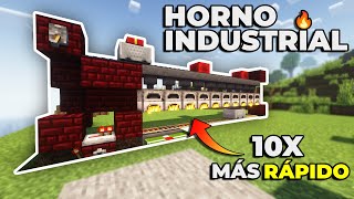 HORNO INDUSTRIAL para Minecraft 121 Java y Bedrock🟢 [upl. by Bourne]