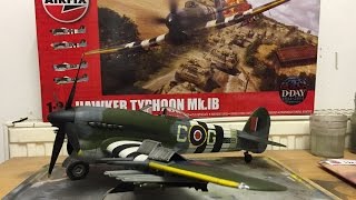 Best Model Build Yet  The Massive 124 Airfix Hawker Typhoon [upl. by Ailedua]