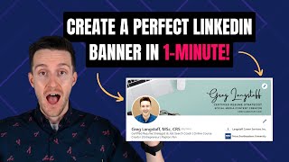 How to Create the Perfect LinkedIn Banner in 1 Minute example [upl. by Farver]