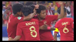 Indonesia vs Vietnam U16 11 Full Highlights English Commentary  AFC Cup U16 2018 Grup C [upl. by Assinna]