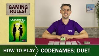 Codenames Duet  How to Play [upl. by Sebastian]