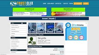 TUTO GAGNER DE LARGENT AVEC TRUSTCLIX 72 dollars jours [upl. by Rives]