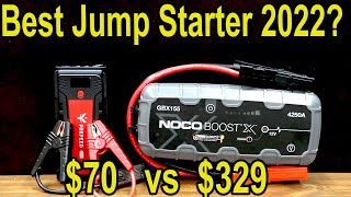 Best Car Jump Starter 2022 Jump Start a 59L Diesel amp 74L Big Block NOCO Autogen Yesper Gooloo [upl. by Aliuqahs]