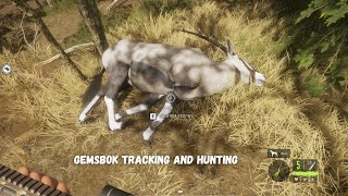 Tracking and Hunting a Gemsbok  the Hunter  Call of the wild Gameplay [upl. by Lussier]