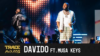 Davido ft Musa Keys  quotFeelquot  quotUnavailablequot  TRACE AWARDS 2023 [upl. by Stent915]