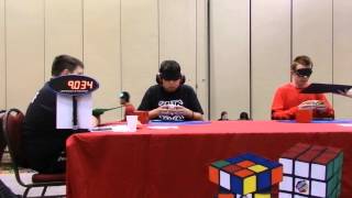 Alejandro Orozco 3x3 blindfolded 2532 [upl. by Merna]