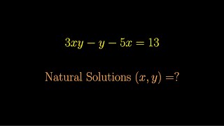 Diophantine Equations Problem 1 [upl. by Ping]