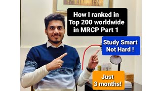 MRCP Part 1  How to study and pass MRCP Part 1 in just 3 months  Everything you need to know [upl. by Orlando74]