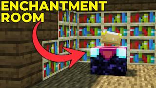 How To Make an Enchantment Room in Minecraft [upl. by Nyleimaj]