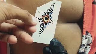 temporary tattoo beutiful 4K 2X  0312024 tattoos [upl. by Marley928]