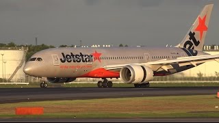 Jetstar Airways Boeing 7878 VHVKG Landing at NRT 34R [upl. by Noryd]