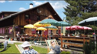 Bregenzerwald Wanderung Bergkristallhütte  schöne Runde von Schoppernau zur Nordwand Zitterklapfen [upl. by Atirabrab]