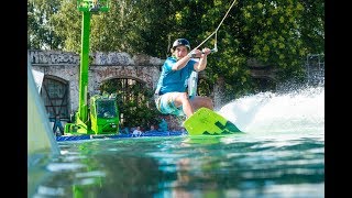 Jever FUN Wake the City Wakeboarden in Berlin mit Merlo Teleskoplader [upl. by Mansoor372]