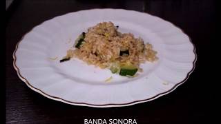 Risotto con riso integrale e zucchine stufate [upl. by Yuji]