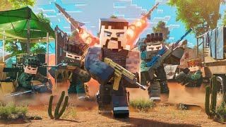 40 Players attempt to Survive a Minecraft WAR [upl. by Hploda]