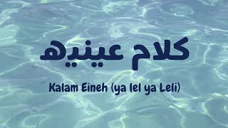 Kalam Eineh  ya lel ya leli  Sherine latin lirik amp terjemahan viral on tiktok [upl. by Rennug825]