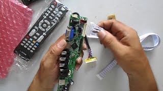 How To Install Universal MotherBoard to Any LED LCD TV Easily [upl. by Odlavso]