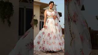 🥰🔥👀 wedding special organza lehengatrending organza lehenga dressviral short feed [upl. by Tayyebeb]