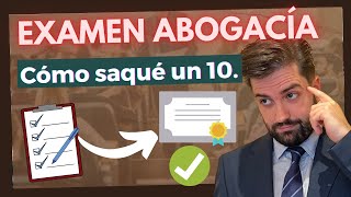 🟢 EXAMEN DE ABOGACÍA Cómo sacar un 10 sin estudiar [upl. by Flossi]