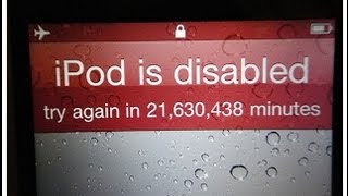 How to reset iPod Touch password if youve forgotten or lost it  Fix iPod Disabled message [upl. by Alroy644]