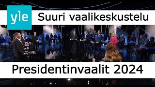 Suuri vaalikeskustelu Yle  Presidentinvaalit 2024 [upl. by Naot]