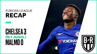 Chelsea 30 Malmo 51 agg Europa League Recap with Highlights Goals and Best Moments [upl. by Nuahsar194]