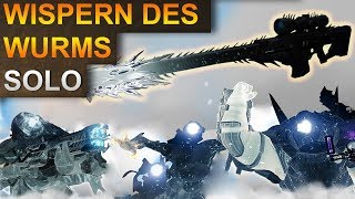 Destiny 2 Wispern des Wurms Heroisch Solo DeutschGerman [upl. by Hazlip284]