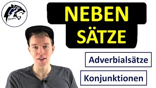 NEBENSÄTZE Adverbialsätze Relativsätze Fragesätze usw  Deutschunterricht [upl. by Nekal]