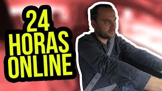 24 HORAS sem parar ONLINE na UBER  Valeu a pena [upl. by Anailli]