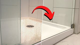 How To Clean Glass Shower Doors Like A Pro [upl. by Kyl435]