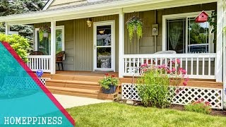 MUST SEE  30 Simple Front Porch Design Ideas  HOMEPPINESS [upl. by Lerej934]