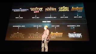 Marvel Studios Phase Three Announcement 2014 [upl. by Seraphina]