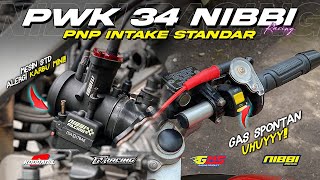 PAKSA KARBU PWK 34 KE NINJA R STANDAR HASILNYA GIMANA  INSTAL CARBURETOR PWK 34 NIBBI RACING [upl. by Lebasiram]