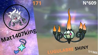 QUIL EST BEAU CE LUGULABRE SHINY Chandelur sur Pokémon épée Live Reactions [upl. by Yentihw169]