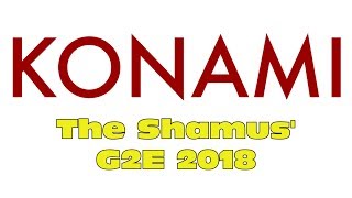 G2E 2018  Visiting Konami [upl. by Ahsaet]