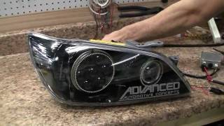 Lexus IS300 Dual Retrofit Q45 Xenon Low Beam BiXenon High Beam by Advanced Automotive Concepts [upl. by Ttelracs]