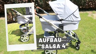 Salsa 4 Kombi Kinderwagen  Mitschnitt vom Aufbau Zeitraffer [upl. by Ronnoc]