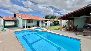 CASA À VENDA MUITO CHARME EM UM LOTE DE 450 M²  3 QUARTOS PISCINA E ÁREA GOURMET  ARARUAMA RJ [upl. by Allerim]