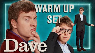 James Acaster amp Josh Widdicombes WARMUP Body Compliments  Dave [upl. by Woodsum]