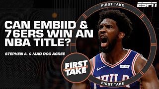 Stephen A DEFENDS Mad Dog Lets NOT ACT like the 76ers cant WIN IT 👀  First Take [upl. by Nitas]