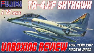 FUJIMI 172 TA4JF SKYHAWK UNBOXING REVIEW [upl. by Afra]