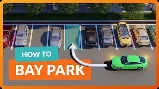 Easy Forward Bay Parking StepByStep  Driving Tips [upl. by Lach]