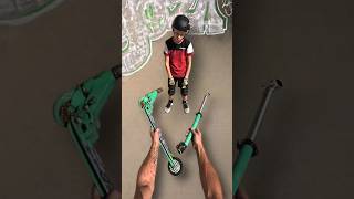 he was sad😔 so i made his day😇 scooter skatepark challenge comedy funny [upl. by Slein422]