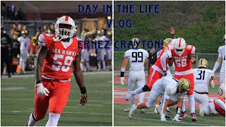 Day in the life of a high school football player ll Ernez Crayton Redondo Union High School [upl. by Averyl]